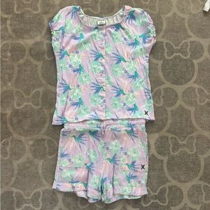 Hurley Girls Tropical Floral lightweight Woven set